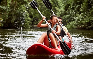 Ausflug mit dem Kayak