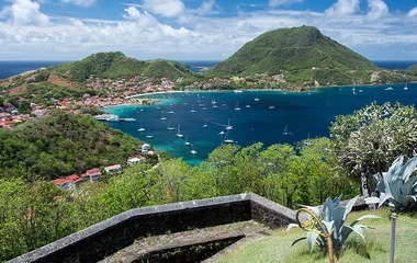 Views of the beach in Guadeloupe