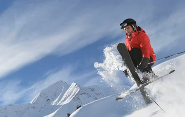 Freedom with skiing