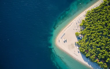Strand auf Evia an der Ägäis, Griechenland