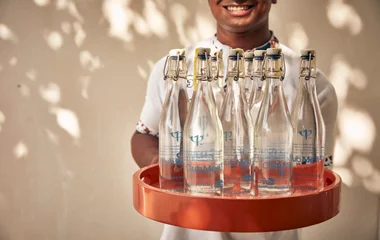 Club Med Glasflaschen