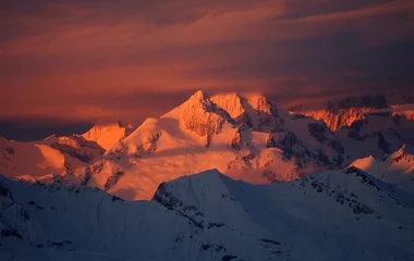 Alpen bei Sonnenuntergang