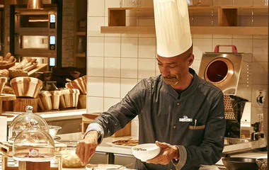 Gourmet cuisine at Club Med