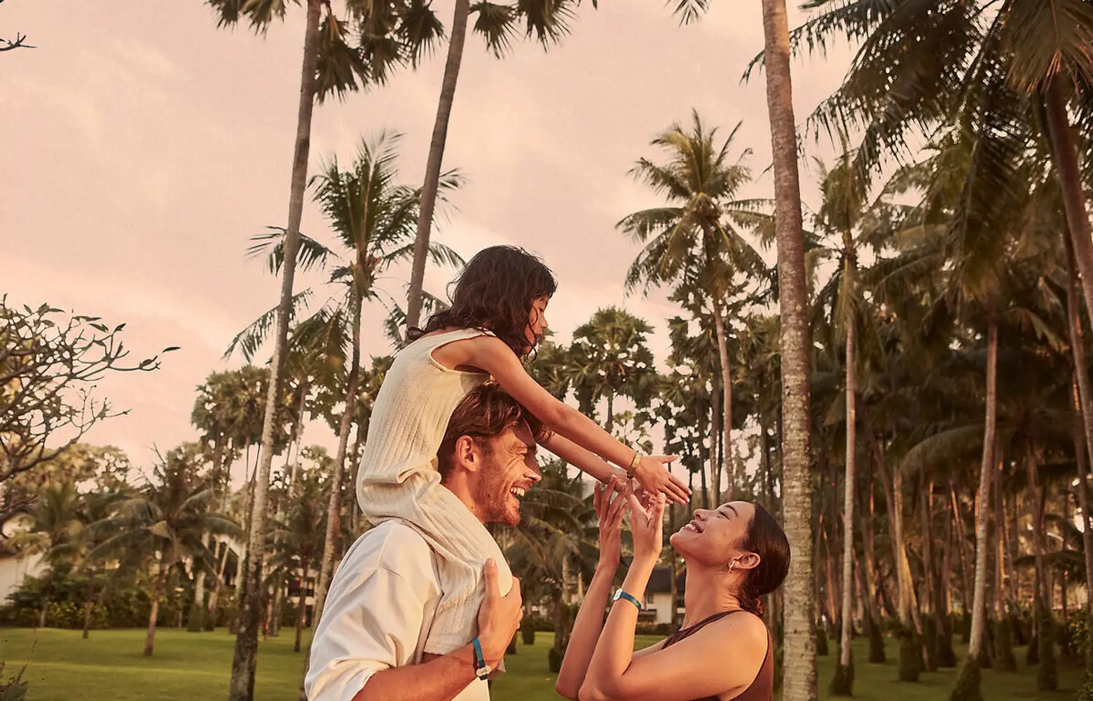 Family enjoying an easy Club Med all-inclusive holiday together