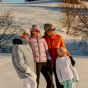 Family Skiing at Club Med