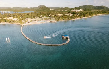 вид на Club Med на Мартініці