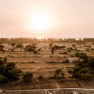 Views of cap skirring landscapes