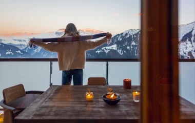 Luxury accommodation holiday in the Alps