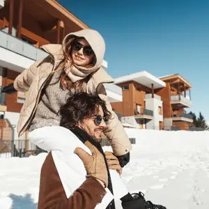Luxury chalets in the Alps