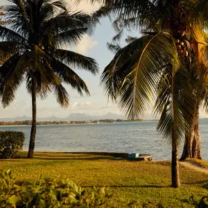 Mauritius views of the beach