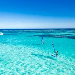Windsurfing in the Caribbean