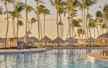 Pool views from Club Med Punta Cana