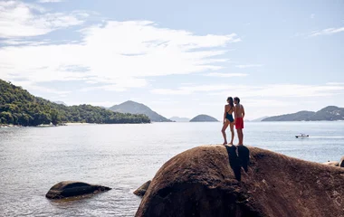 couple on the beach in Club med Rio