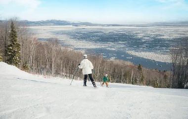 Skiing in Quebec