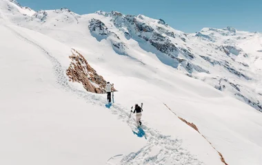 Val d'Isère with a group
