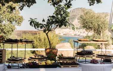 Italienischer Essensstand