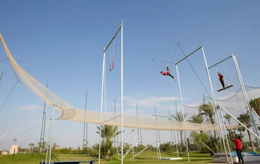 Clase de trapecio volador.