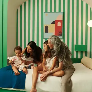 Família com seu bebê