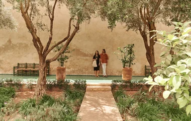 Couple à Marrakech La Palmeraie