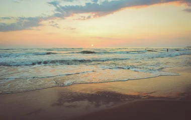 a beach and its small waves