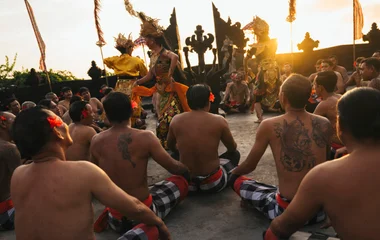 celebrations in uluwatu temple
