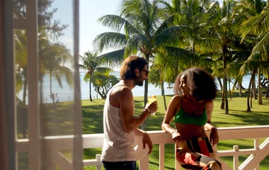 Couple à l'Île Maurice