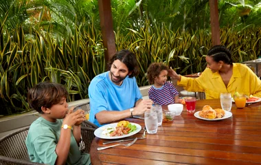 Famille à l'île Maurice