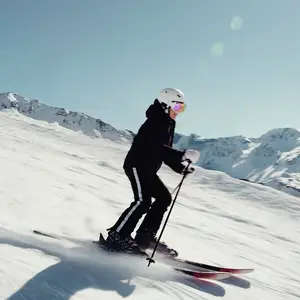 Skiing in the Alps