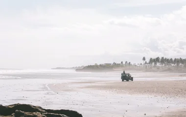 Paseo en 4x4 por la playa.