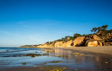 sunny beach in the Algarve