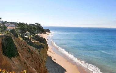 beach in the algarve
