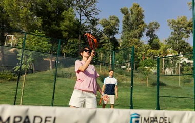 people playing padel