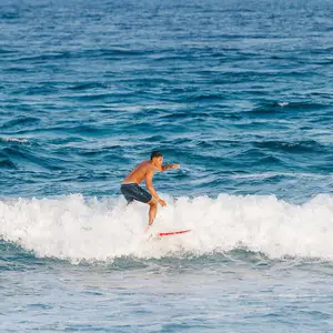 Surfing in the Maldives