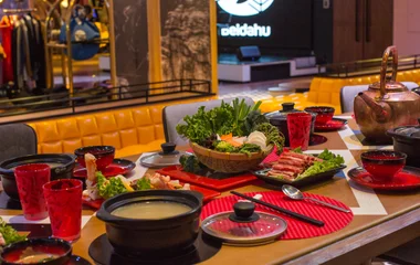 Platos del resort de Club Med.