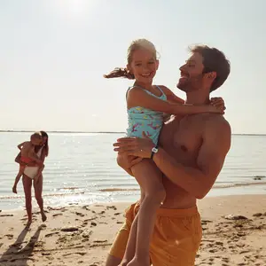 Family in La Palmyre