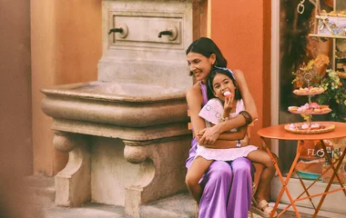 Famille à Opio en Provence