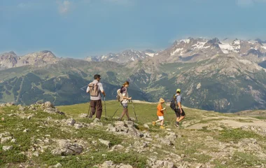 Groupe de randonneurs