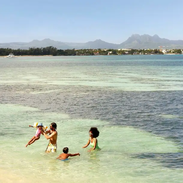 Family in Sea