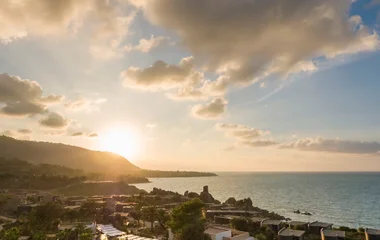Sunset in Cefalu