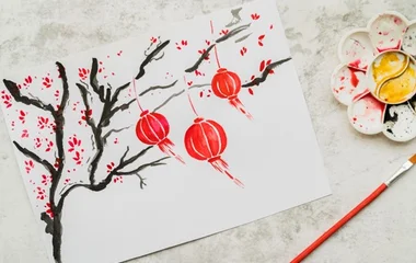 Learn about painting & calligraphy from workshop by Club Med