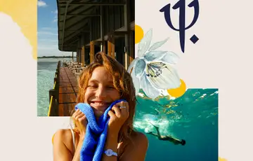 couple by the pool on holiday