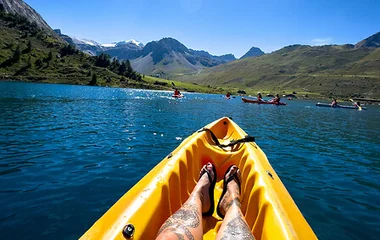 Kayaking in Tignes