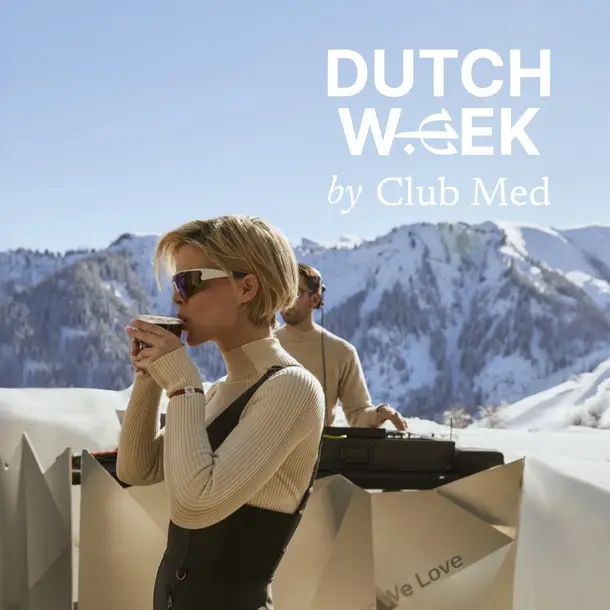 vrouw après-ski wintersport