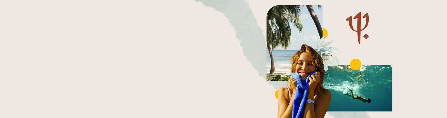 Woman on holiday