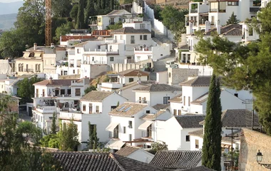 Quartier du Sacromonte à Grenade en Espagne