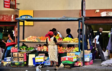 Marché à Johannesburg en Afrique du Sud