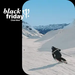 Man skiing in the European Alps