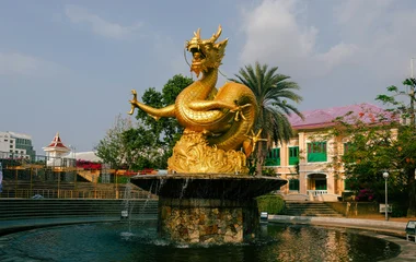 golden dragon in Phuket
