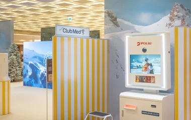 클럽메드 판교 스키 팝업 AI 포토부스