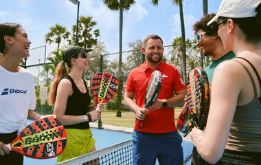 padel, club med, friends